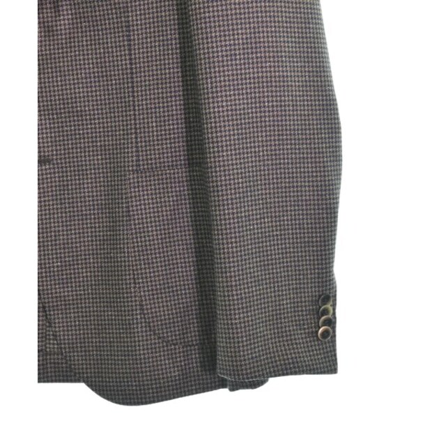 FUGATO フガート ジャケット -(M位) 茶x黒(千鳥格子) 【古着】【中古