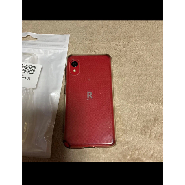 Rakuten(ラクテン)のRakuten mini  RED 中古品 スマホ/家電/カメラのスマートフォン/携帯電話(スマートフォン本体)の商品写真