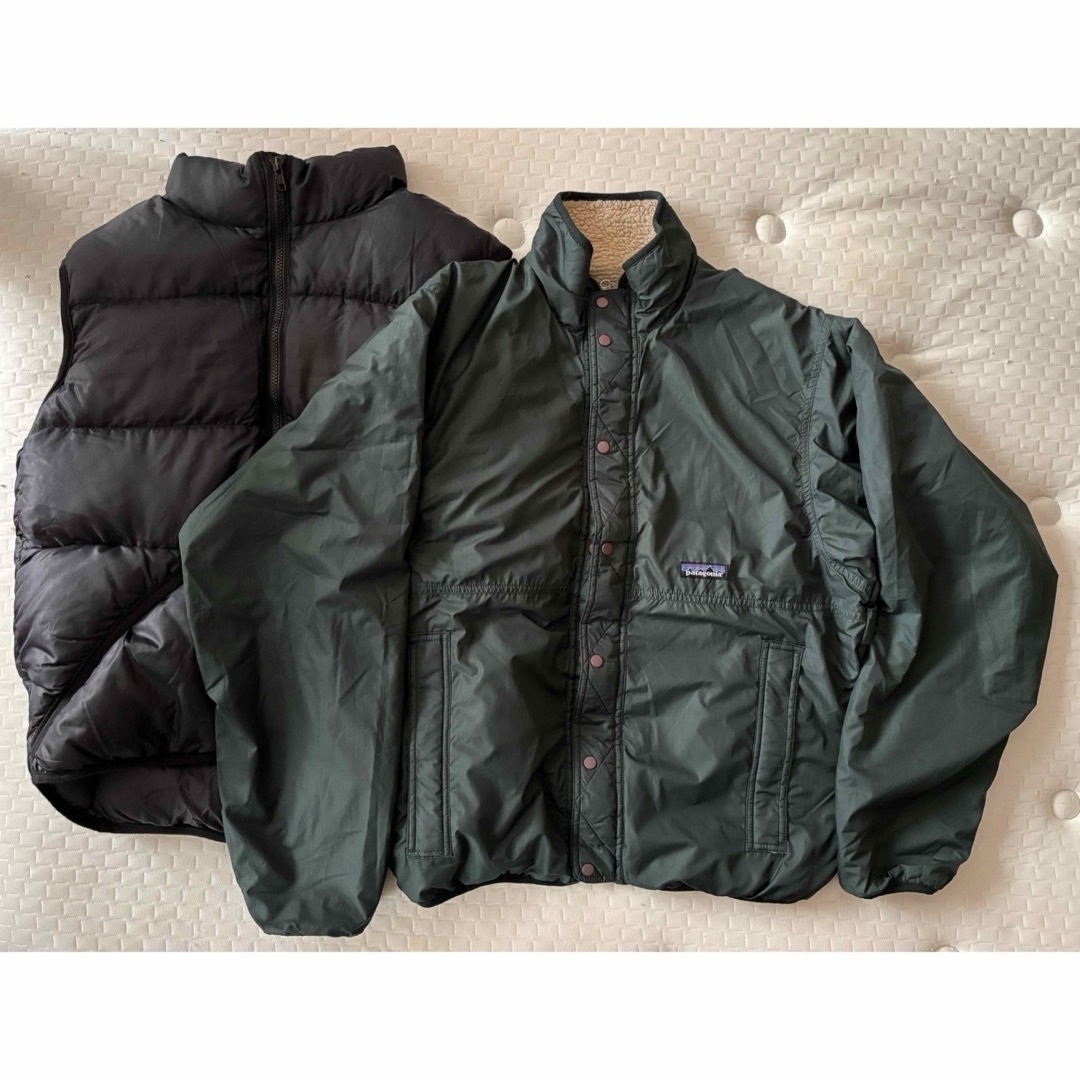 patagonia(パタゴニア)のtombo様専用◉patagonia パタゴニアグリセード　グリーン×ナチュラル メンズのジャケット/アウター(ブルゾン)の商品写真