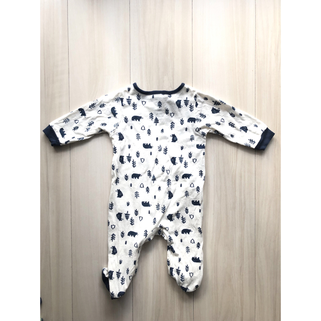 Gerber(ガーバー)のGerber カバーオール　クマ　0-3m キッズ/ベビー/マタニティのベビー服(~85cm)(カバーオール)の商品写真