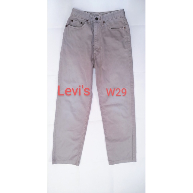 Levi's(リーバイス)のLevi''s　コットン　パンツ　グレージュ　W29　★週末SALE★ レディースのパンツ(チノパン)の商品写真