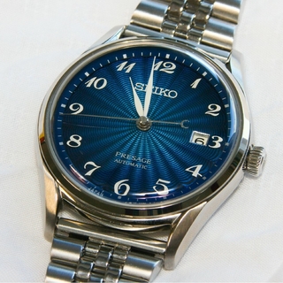 セイコー(SEIKO)のセイコー　プレザージュ　七宝　エナメル　SARA021 美品　廃盤　6L35(腕時計(アナログ))