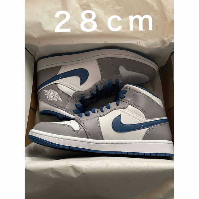 Nike Air Jordan 1 Mid "True Blue" 28cm