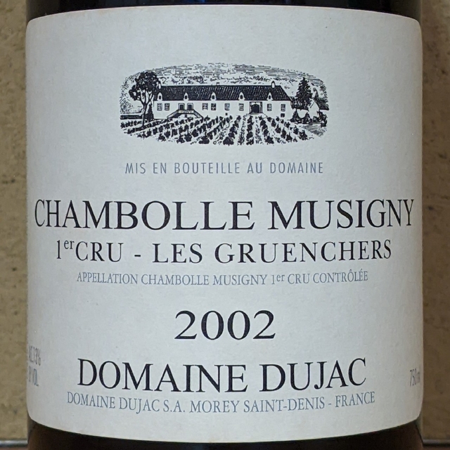 Chambolle-Musigny ,Les Gruenchers 2002