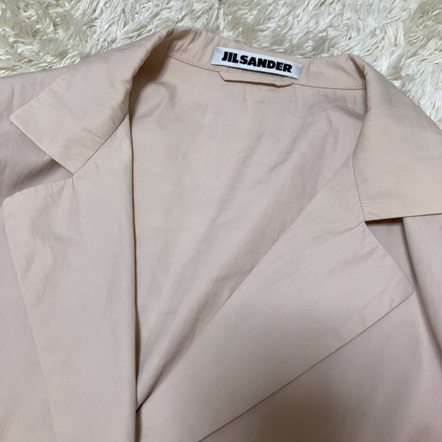 Jil Sander(ジルサンダー)のJIL SANDER ジルサンダー テーラードジャケット 綿　イタリー製　36 レディースのジャケット/アウター(テーラードジャケット)の商品写真