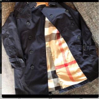 バーバリー(BURBERRY)のBurberryバーバリーチルドレン　　トレンチコート　8Y 128センチ(コート)