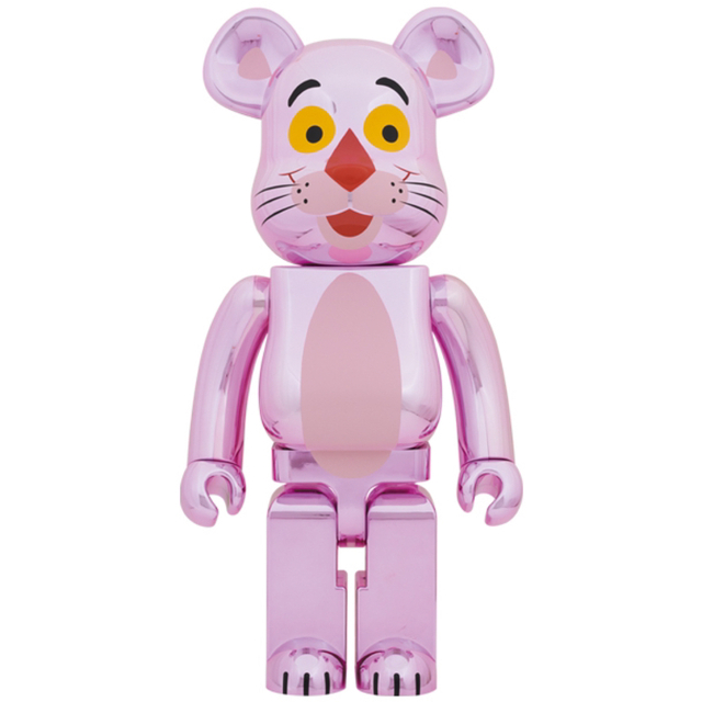 フィギュア新品 BE@RBRICK PINK PANTHER CHROME 1000％