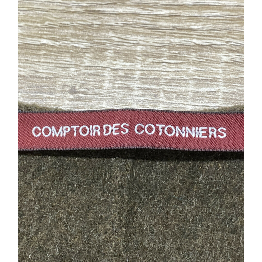 Comptoir des cotonniers(コントワーデコトニエ)の美品 コントワーデコトニエ カシミヤリバーノーカラーコート レディース 5/7 レディースのジャケット/アウター(その他)の商品写真