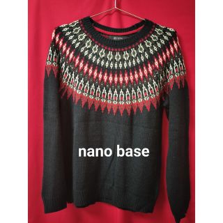 ナノユニバース(nano・universe)のnano base　ノルディックセーター(ニット/セーター)