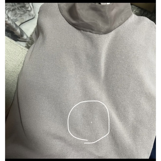 SNIDEL(スナイデル)のボウタイニットプルオーバー レディースのトップス(シャツ/ブラウス(半袖/袖なし))の商品写真