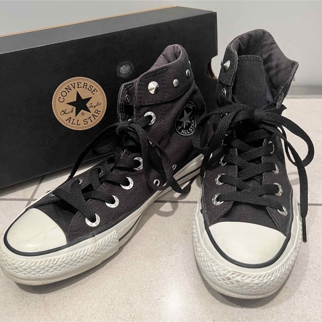 converseオールスター、スタッズ、ハイカット