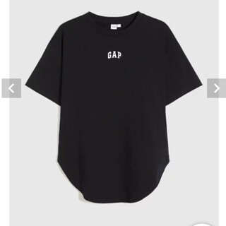 ギャップ(GAP)の[新品.未使用]GAP gap Tシャツ 黒 半袖 レディース(Tシャツ(半袖/袖なし))