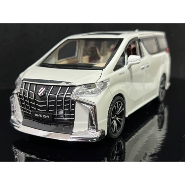 トヨタ TOYOTA アルファード 1/24 ミニカー ホワイト H48