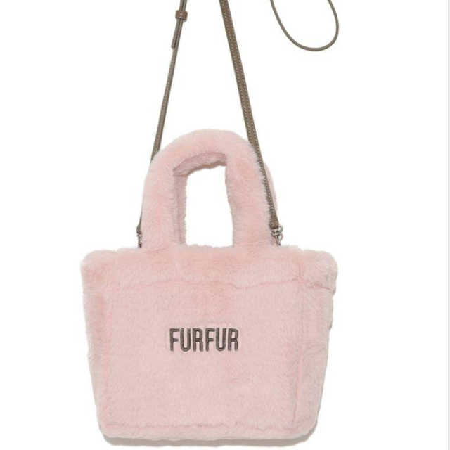 fur fur(ファーファー)のFURFUR エコファーバッグ【お値下げ中】 レディースのバッグ(ハンドバッグ)の商品写真