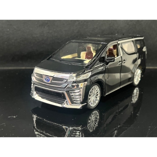 トヨタ TOYOTA ヴェルファイア 1/24 ミニカー ブラック H108