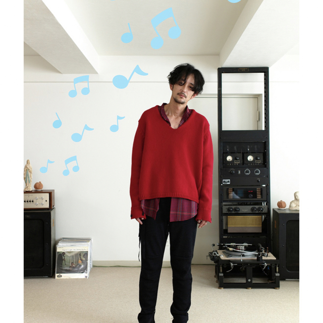 SUNSEA(サンシー)のSUNSEA 17AW V NECK SWEATER 2 メンズのトップス(ニット/セーター)の商品写真