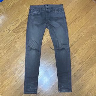 アンダーカバー  16SS  68デニム 復刻 クラッシュリペア加工スキニーデニムパンツ メンズ 1