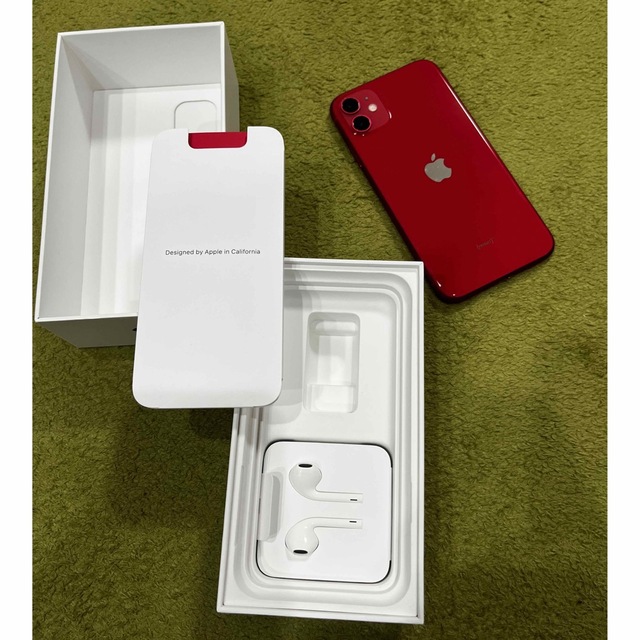 iPhone 11 (PRODUCT)RED 128GB SIMフリー - スマートフォン本体