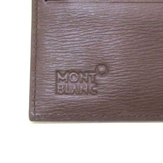 MONTBLANC - モンブラン 札入れ ダークブラウン レザーの通販 by