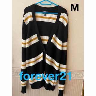 フォーエバートゥエンティーワン(FOREVER 21)の美品　forever21  レディース　ニットカーディガン   M(カーディガン)