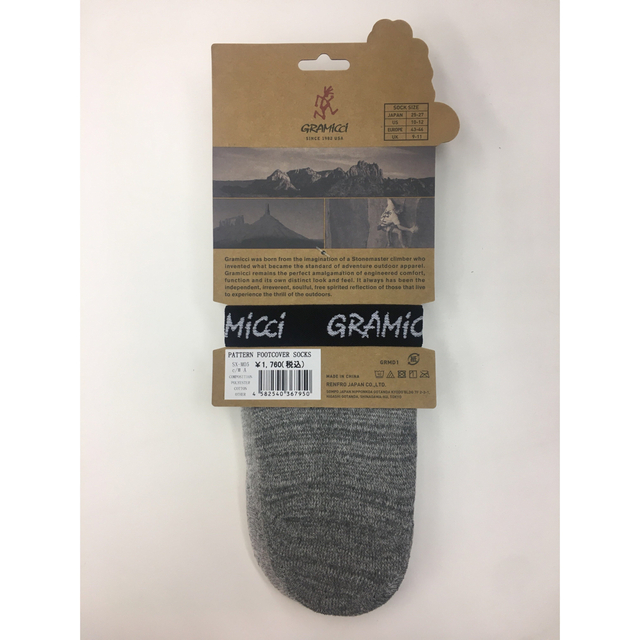 GRAMICCI(グラミチ)のGRAMICCI  グラミチPATTERN FOOT COVER ソックス メンズのレッグウェア(ソックス)の商品写真