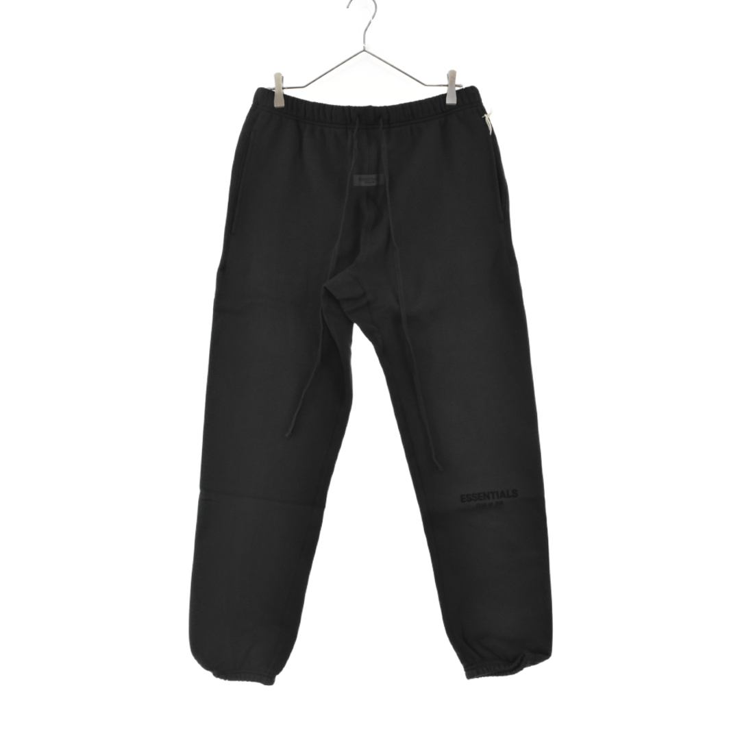エッセンシャルズ スウェットパンツ ESSロゴ ストレッチ リモ 黒 M-