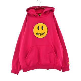 drew house ドリューハウス Mascot Hoodie マスコットロゴプリント スウェットプルオーバーパーカー ピンク