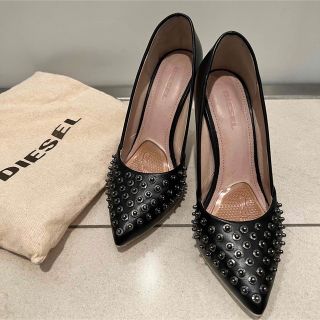 DIESEL スタッズ ハイヒールパンプス | myglobaltax.com