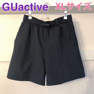 ジーユー(GU)のGU ACTIVE ショートパンツ ブラック XLサイズ(ショートパンツ)