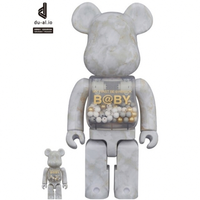 エンタメ/ホビーMY FIRST BE@RBRICK  MARBLE 大理石 100% 400%