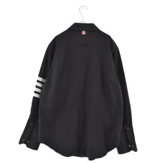 THOM BROWNE トムブラウン スリーブライン シャツジャケット ネイビー MJ0055A-06146415