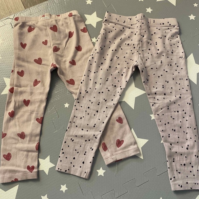 ZARA baby & NEXT レギンス2枚セット 98cm キッズ/ベビー/マタニティのキッズ服女の子用(90cm~)(パンツ/スパッツ)の商品写真