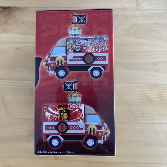 ONE PIECE(ワンピース)のワンピース25周年記念サニー号トラック&ルフィー エンタメ/ホビーのおもちゃ/ぬいぐるみ(キャラクターグッズ)の商品写真