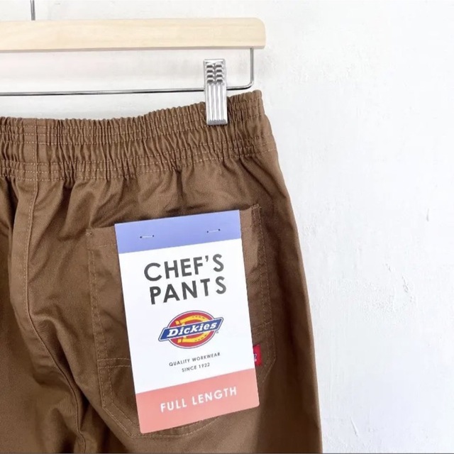 Dickies(ディッキーズ)の新品 Dickies ディッキーズ シェフパンツ チノパン Mサイズ ブラウン レディースのパンツ(カジュアルパンツ)の商品写真