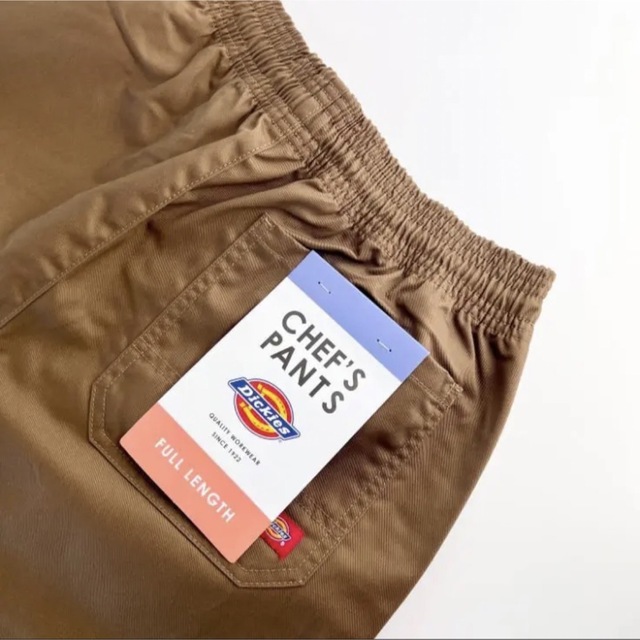 Dickies(ディッキーズ)の新品 Dickies ディッキーズ シェフパンツ チノパン Mサイズ ブラウン レディースのパンツ(カジュアルパンツ)の商品写真