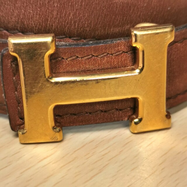 エルメス　HERMES　レディース　ベルト　革ベルト　革　コンスタンス　美品