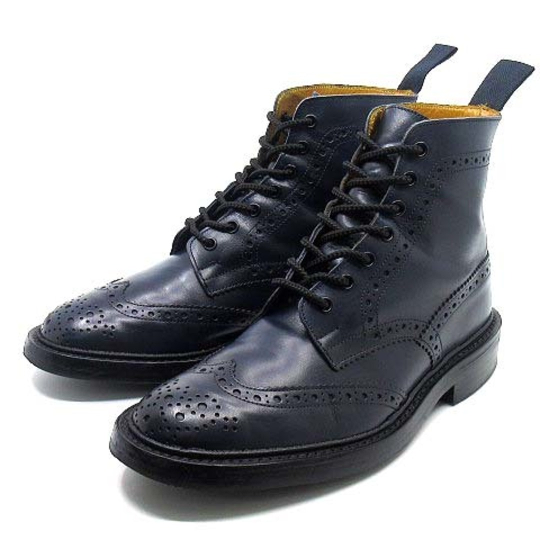 Trickers(トリッカーズ)のトリッカーズ モルトン M2508 カントリーブーツ ダイナイトソール ネイビー メンズの靴/シューズ(ブーツ)の商品写真