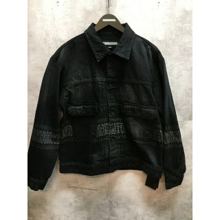 ネイバーフッド(NEIGHBORHOOD)のNEIGHBORHOOD 23ss BI TYPE 2 JACKET ネイバーフッド サベージ加工 ブラックデニムジャケット 231XBNH-JKM04【中古】【004】【岩】(Gジャン/デニムジャケット)