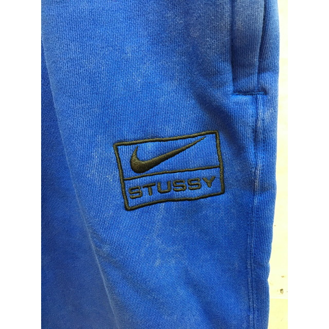 NIKE×STUSSY ACID WASH PANTS BLUE