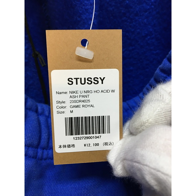 NIKE×STUSSY ACID WASH PANTS BLUE