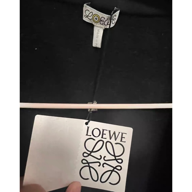ロエベ 19AW コットン×ポリエステル ジャケット メンズ グレー ボア