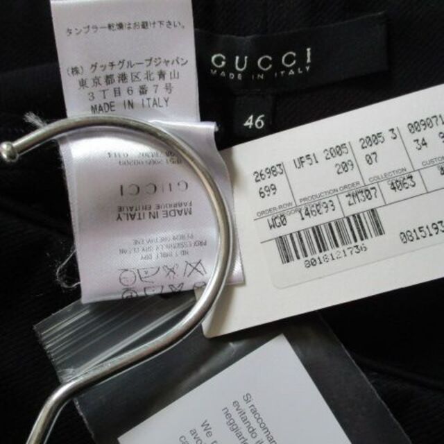 Gucci - 新品 グッチ GUCCI 黒 スカート 46 イタリア製 大きいサイズの