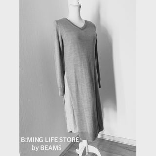 ビーミング ライフストア バイ ビームス(B:MING LIFE STORE by BEAMS)の美品★ B:MING LIFE STORE BEAMS★ニットコンビワンピース(ロングワンピース/マキシワンピース)