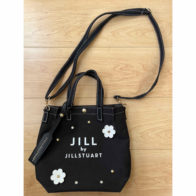 JILL by JILLSTUART(ジルバイジルスチュアート)のJILL by JILLSTUART 2wayショルダーバッグ　黒　ブラック レディースのバッグ(ショルダーバッグ)の商品写真