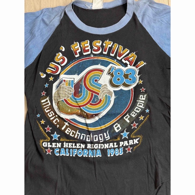 80s vintage us83festivalラグランTシャツ XL 1