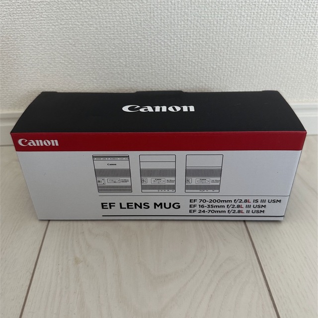 Canon(キヤノン)のCanon EF LENS MUG ミニカップ セット インテリア/住まい/日用品のキッチン/食器(グラス/カップ)の商品写真