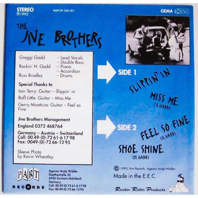 新品 レコード THE JIVE BROTHERS ネオロカビリー エンタメ/ホビーのエンタメ その他(その他)の商品写真