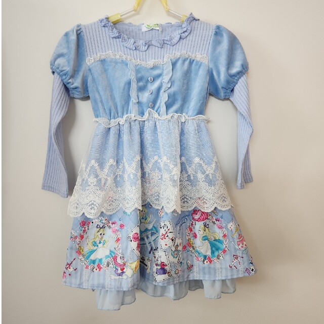 しまむら(シマムラ)のエコネコ キッズ/ベビー/マタニティのキッズ服女の子用(90cm~)(ワンピース)の商品写真