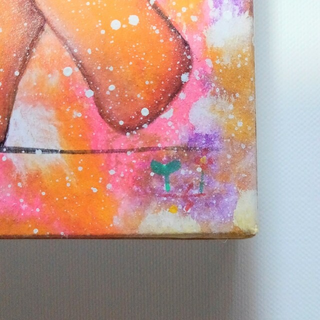 イラストレーター Yosi アクリル画 原画 ⭐️超希少な作品⭐️ 真作