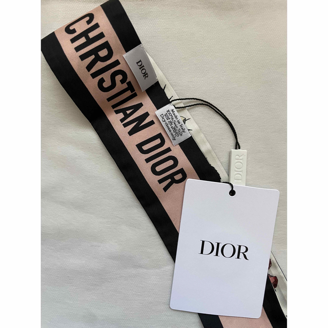 新品 DIOR ローザムタビリス ピンク ミッツァ スカーフ